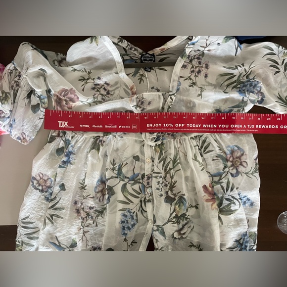 Le Marais Paris floral tunic - Picture 4 of 5